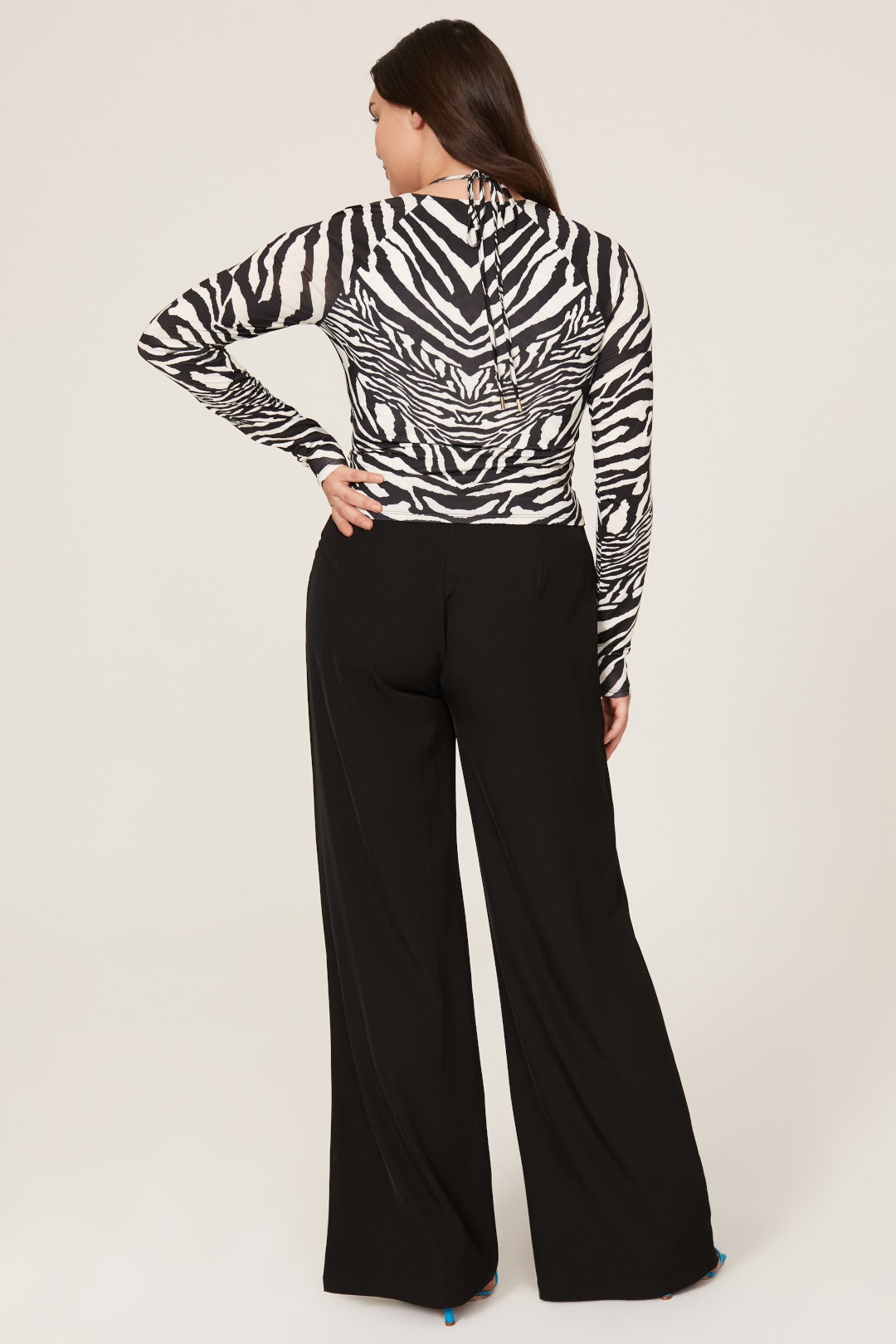 Adria Zebra Crop Top by AFRM 7