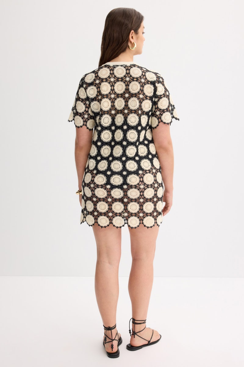 Short Sleeve Crochet Cover Up by Jason Wu x RTR - Photo 7