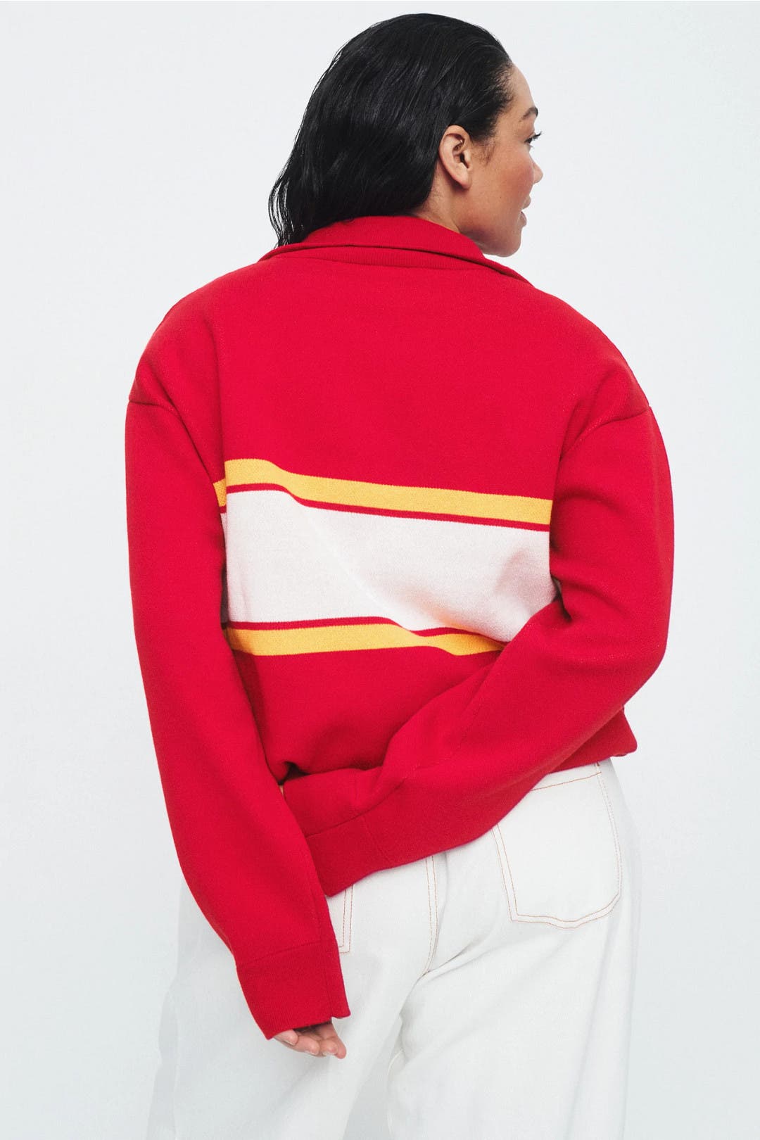 Chiefs Quarter Zip Sweater by Terez | Rent the Runway