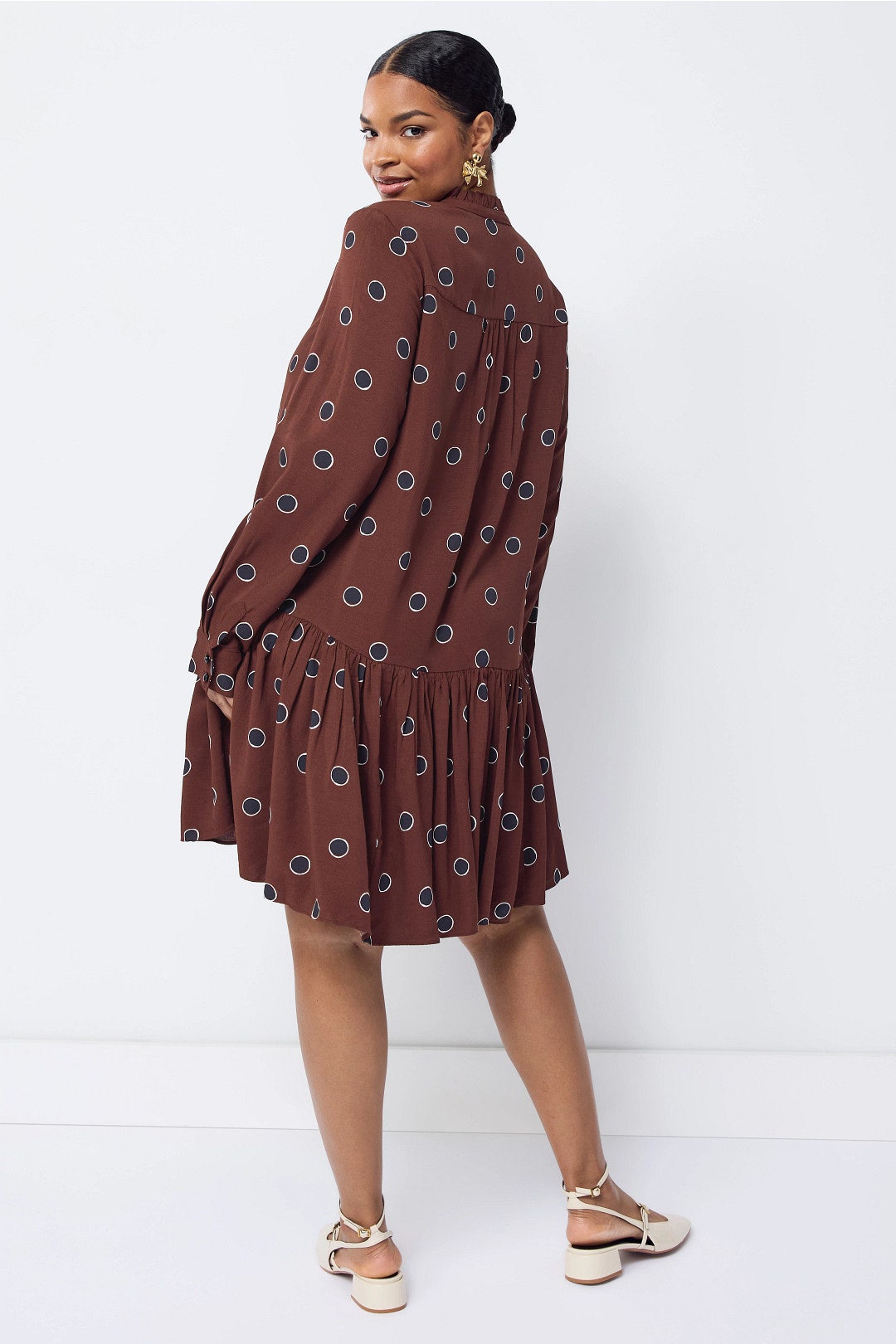 Pleated Flounce Shirt Dress by kate spade new york 7