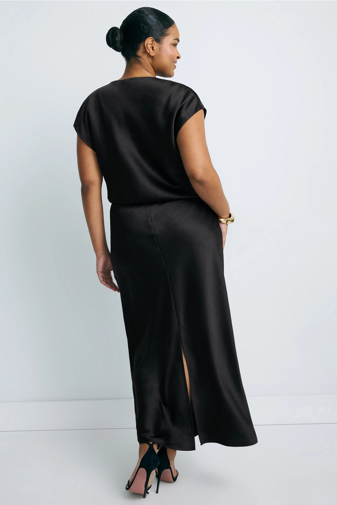 Draped Cowl Neck Dress by VINCE. 7