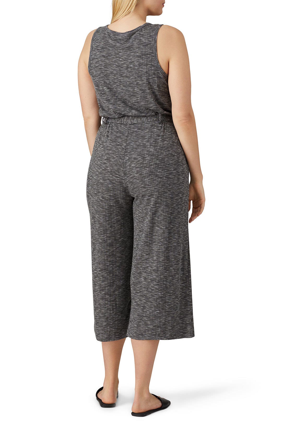 Grey Devin Knit Jumpsuit by B Collection by Bobeau 7
