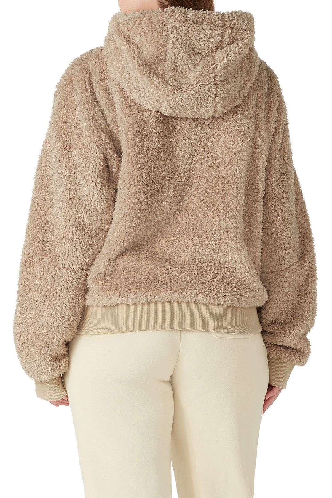 Beige Oh So Faux Sherpa Pullover by Lululemon 7