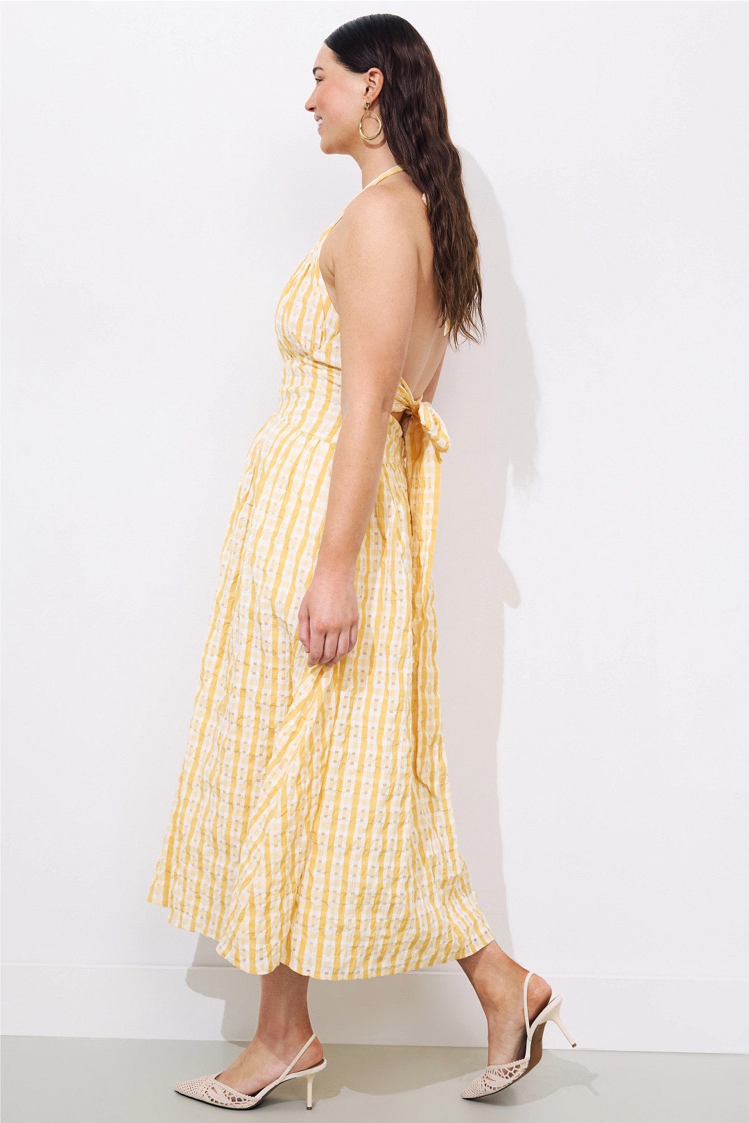 clemence halter midi dress Clemence Bustier Maxi Dress main image 1