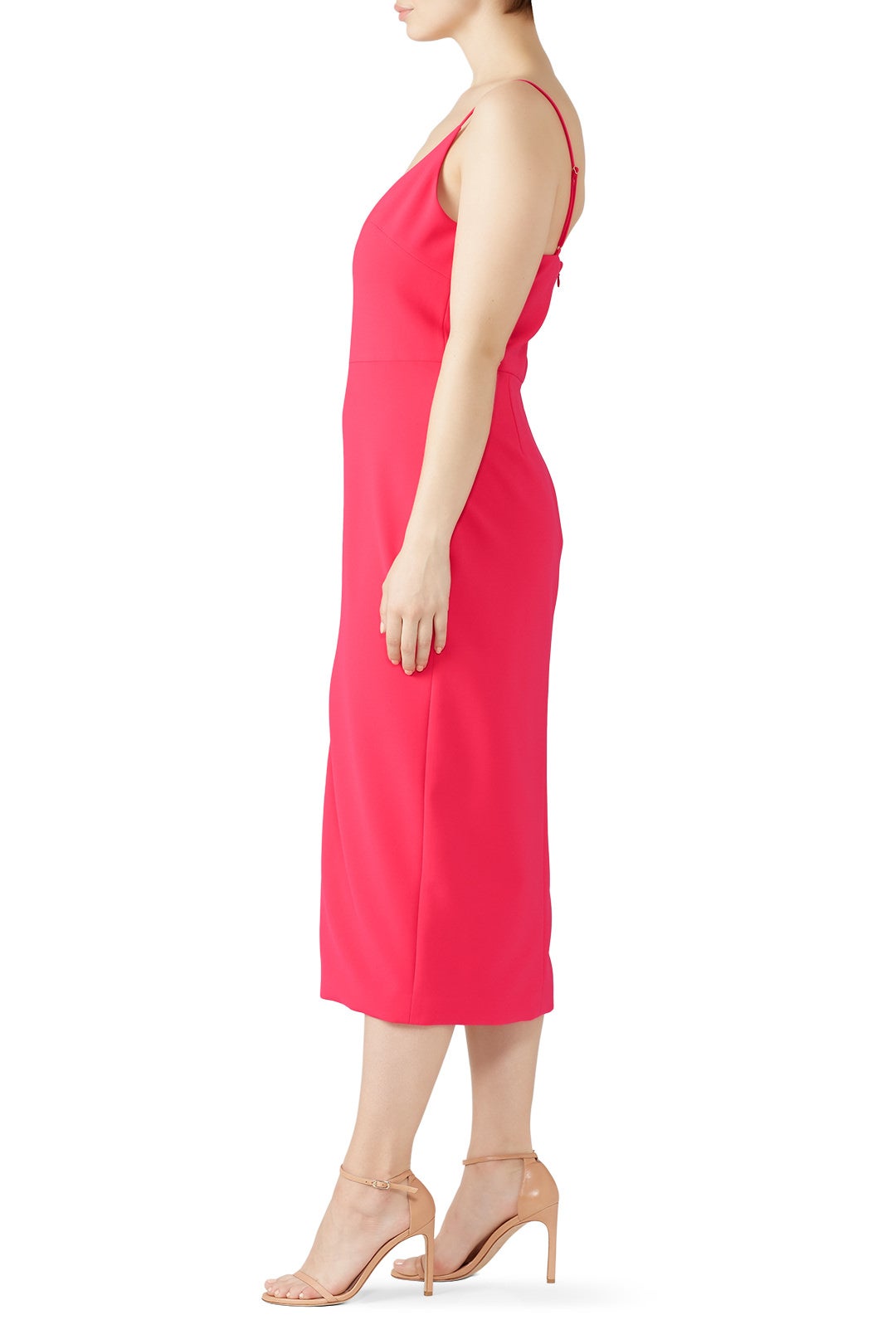 Coral Slip Dress by Christian Siriano 6