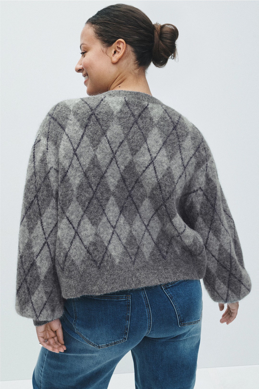 Sasi Checkered Cardigan by Gestuz 7