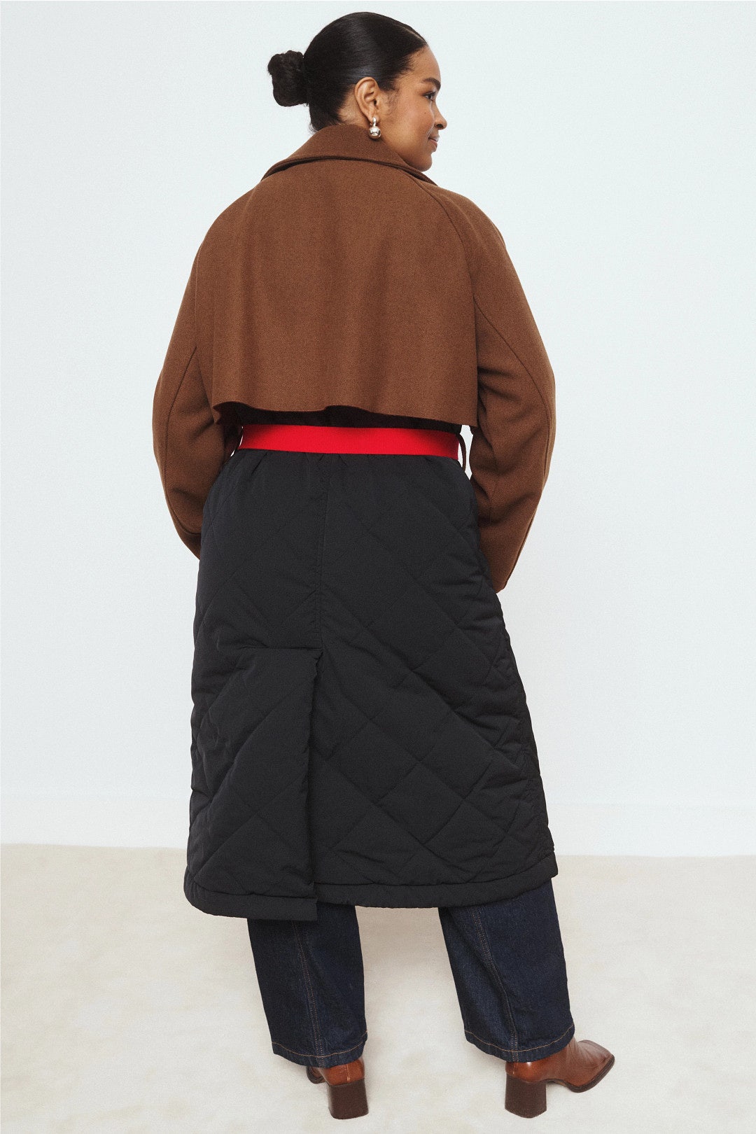 Combo Puffer Coat by PLAN C x RTR 7