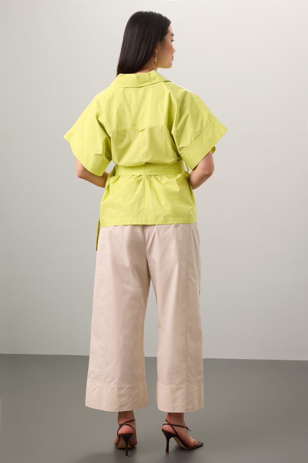 Belted Short Sleeve Top by Eudon Choi x RTR 7