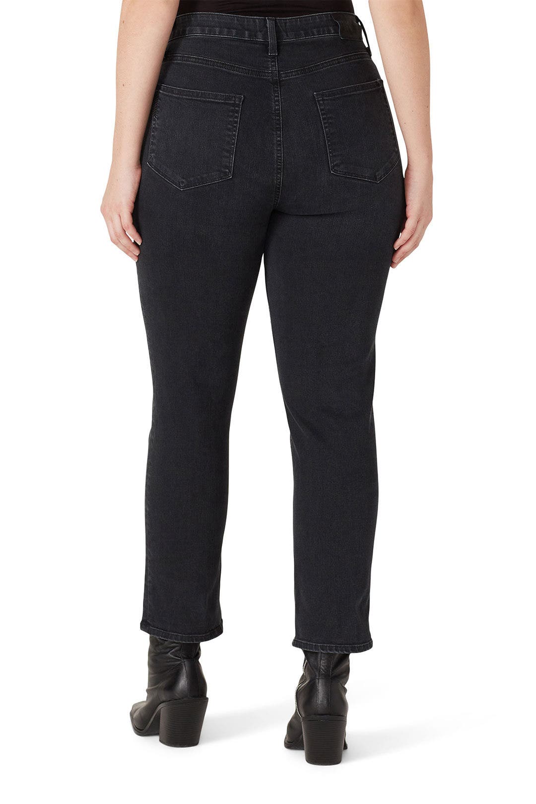 Black Sarah Slim Jeans by PAIGE 7