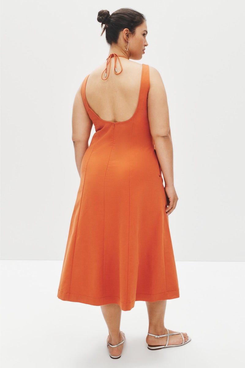 Seamed Tank Dress by VINCE. - Photo 7