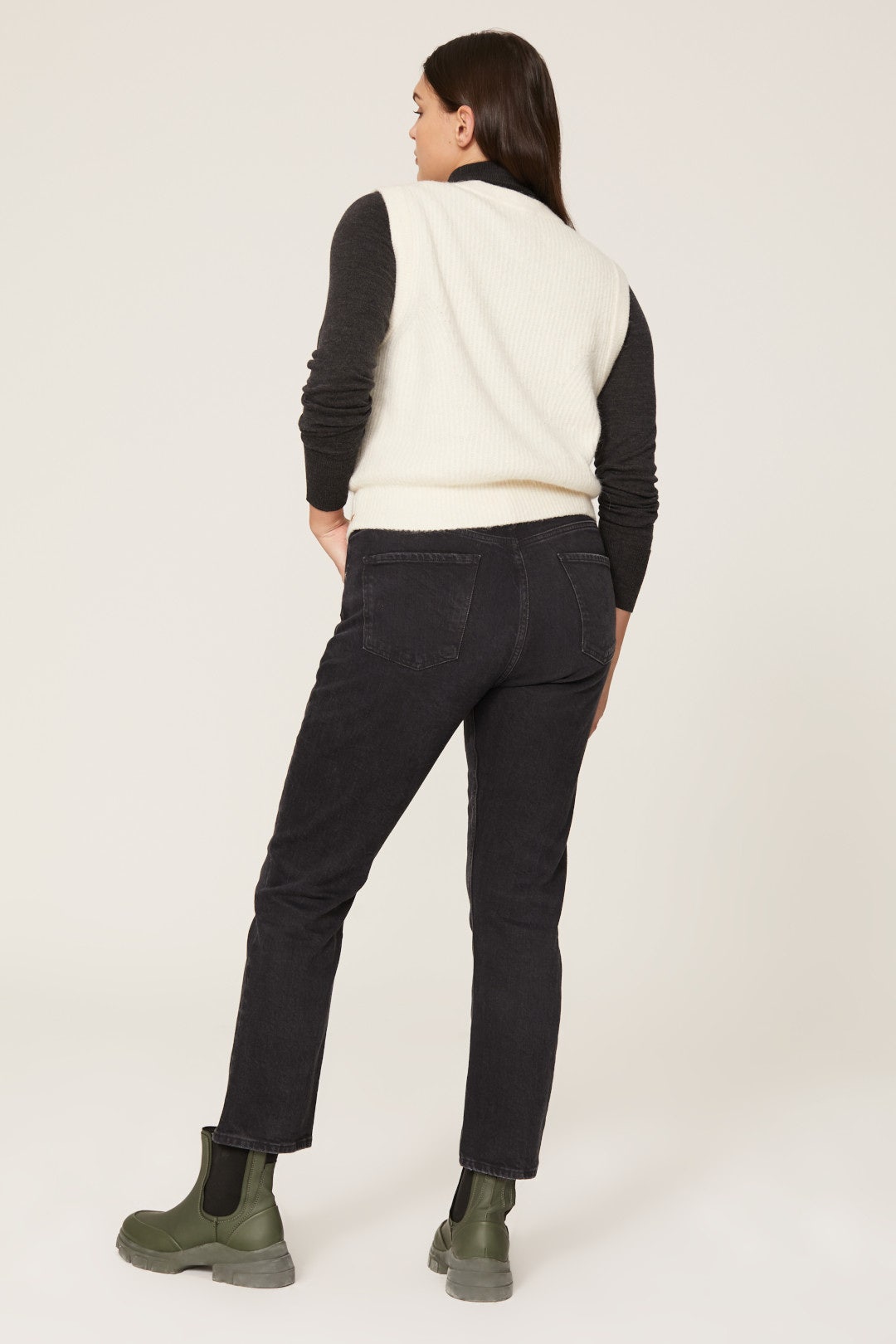 Black Charlotte Straight Jeans by Citizens of Humanity 7