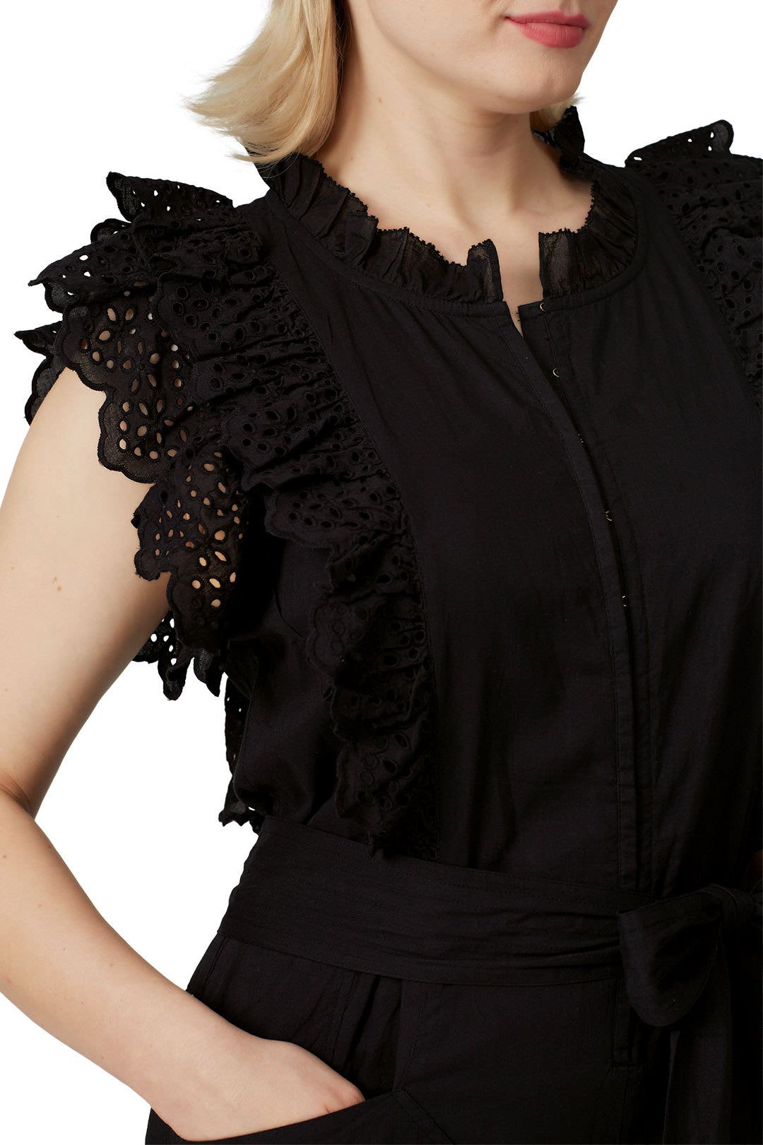 Limon Eyelet Jumpsuit by Apiece Apart 6