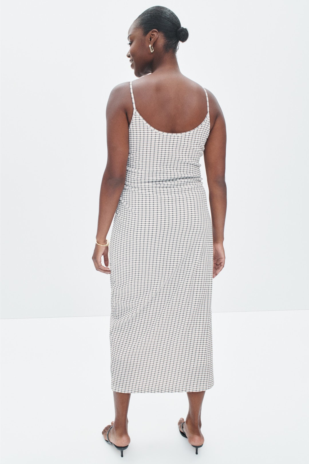 Side Rouche Tank Dress by VINCE. 7