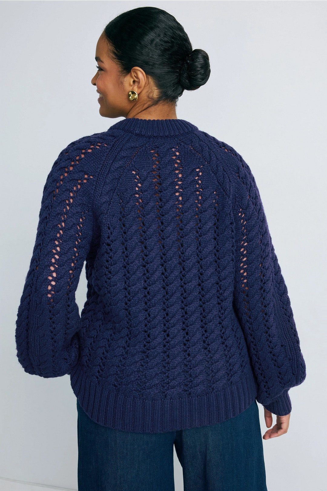 Open Knit Crew Neck Sweater by Adam Lippes x RTR 7