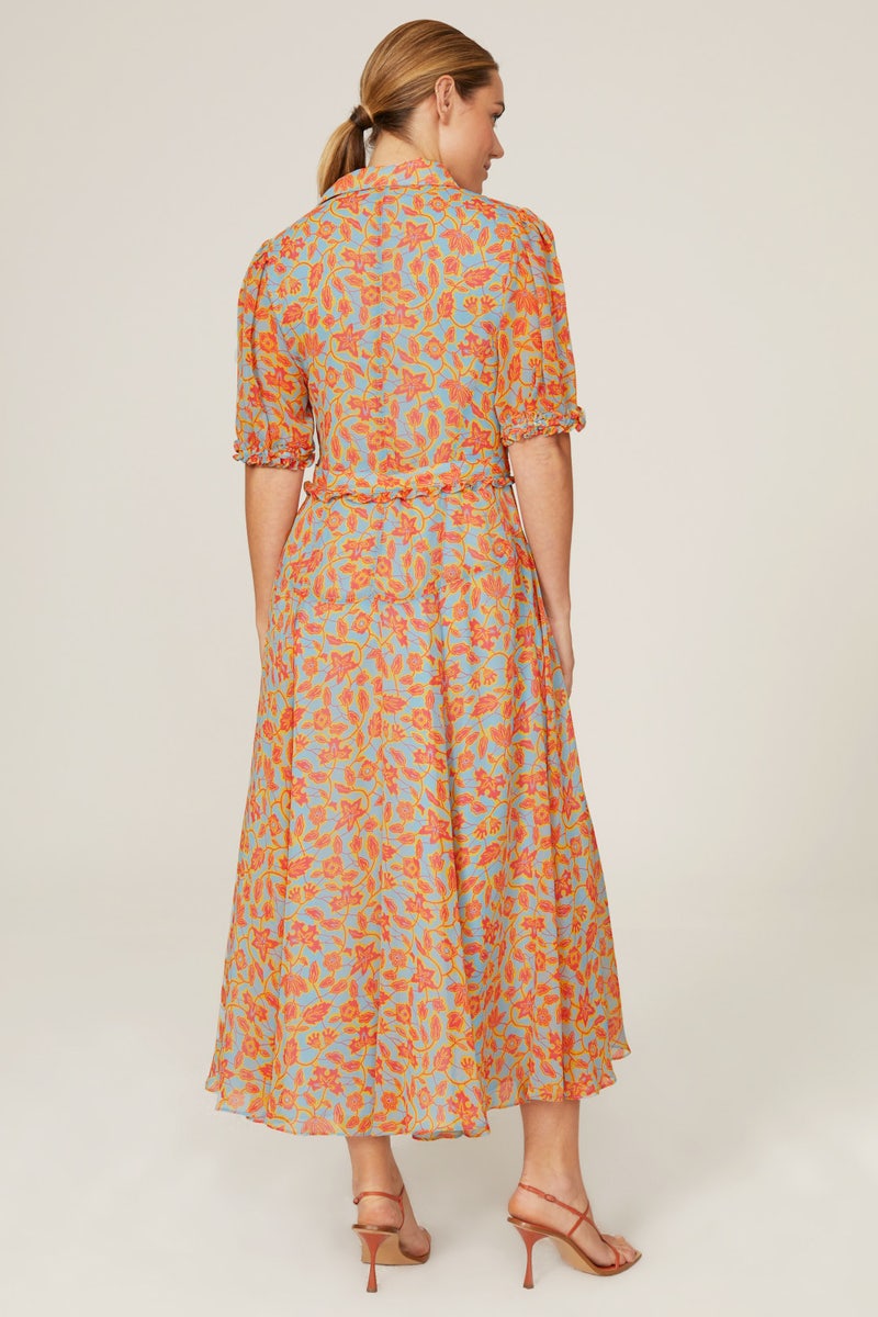 Floral Midi Shirtdress by Derek Lam 10 Crosby x RTR - Photo 7