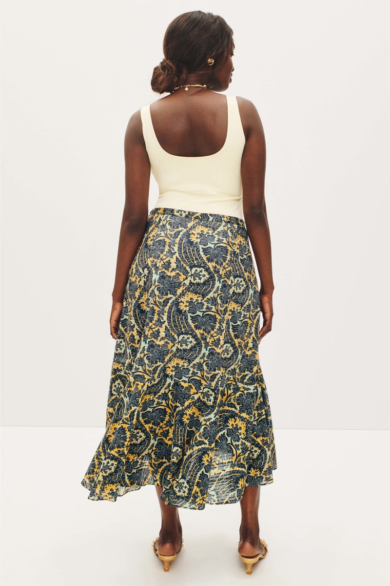 Sabina Faux Wrap Skirt by Ulla Johnson - Photo 7