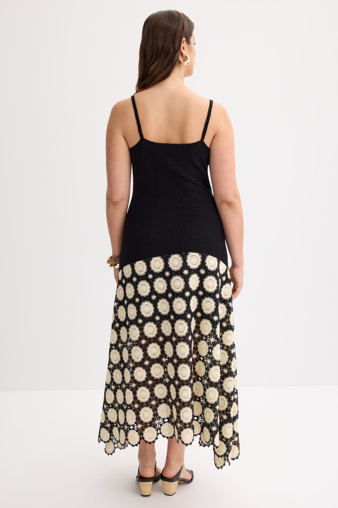 Drop Waist Crochet Midi Dress by Jason Wu x RTR | Rent the