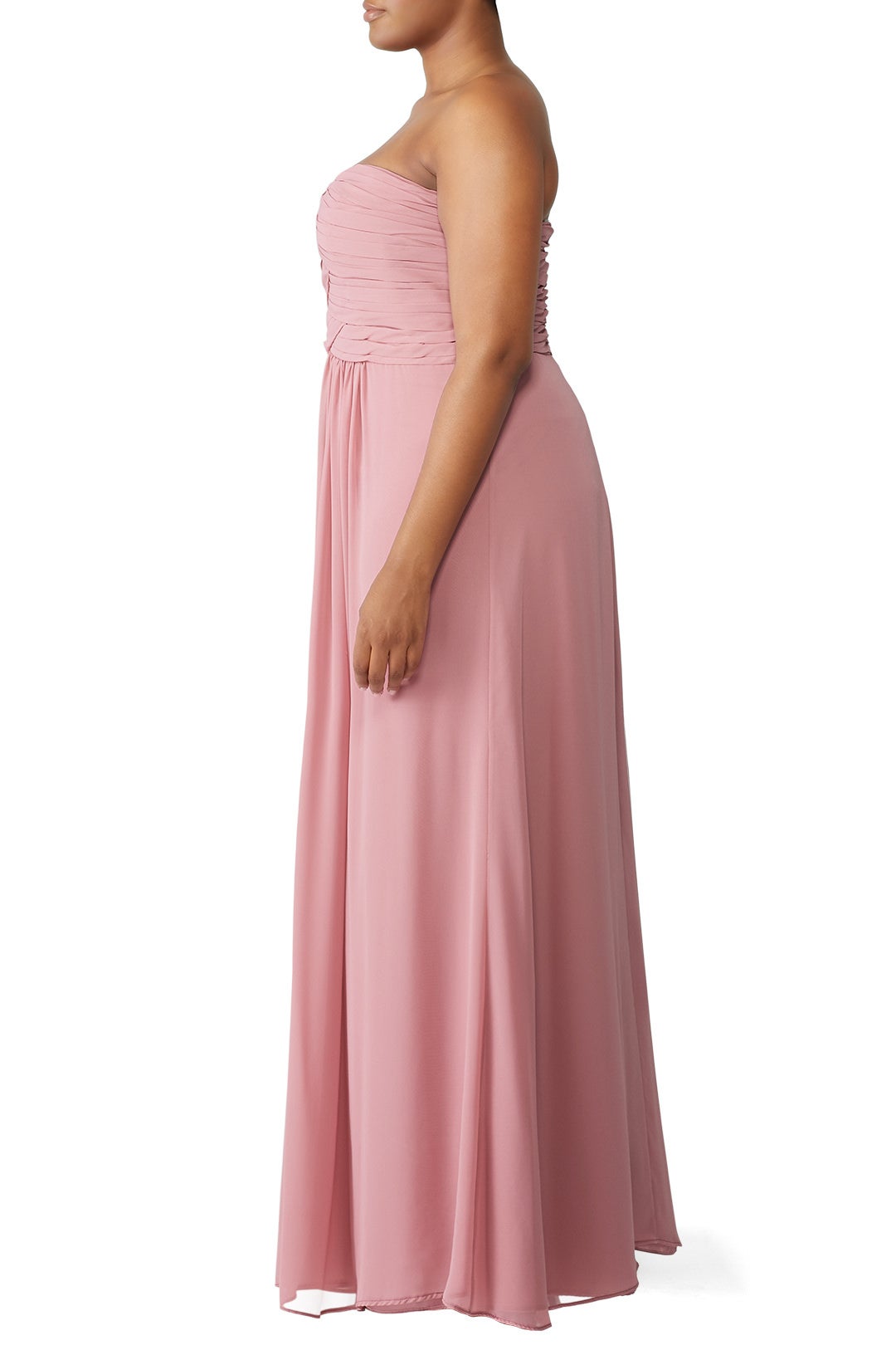 Cerise Jordan Gown by Monique Lhuillier Bridesmaid 6