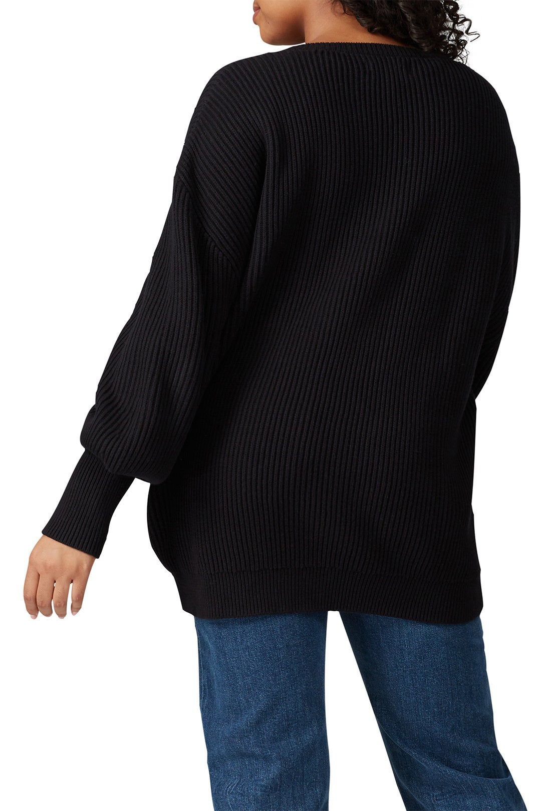 Napoli Oversized V-Neck Sweater by Apiece Apart 7