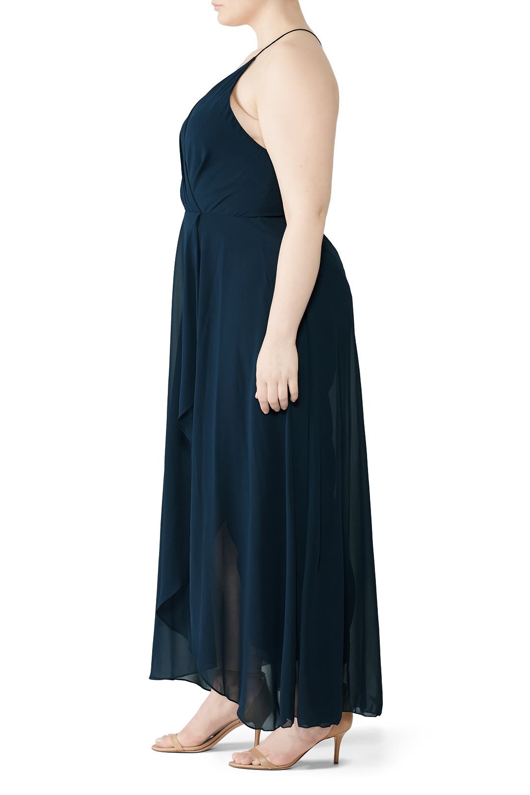 Navy Farrah Gown by Jenny Yoo Rent the Runway