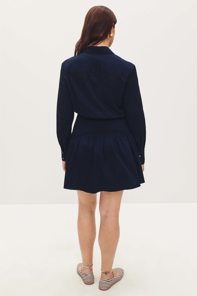 Blue Rocco Mini Dress by Staud - Photo 7
