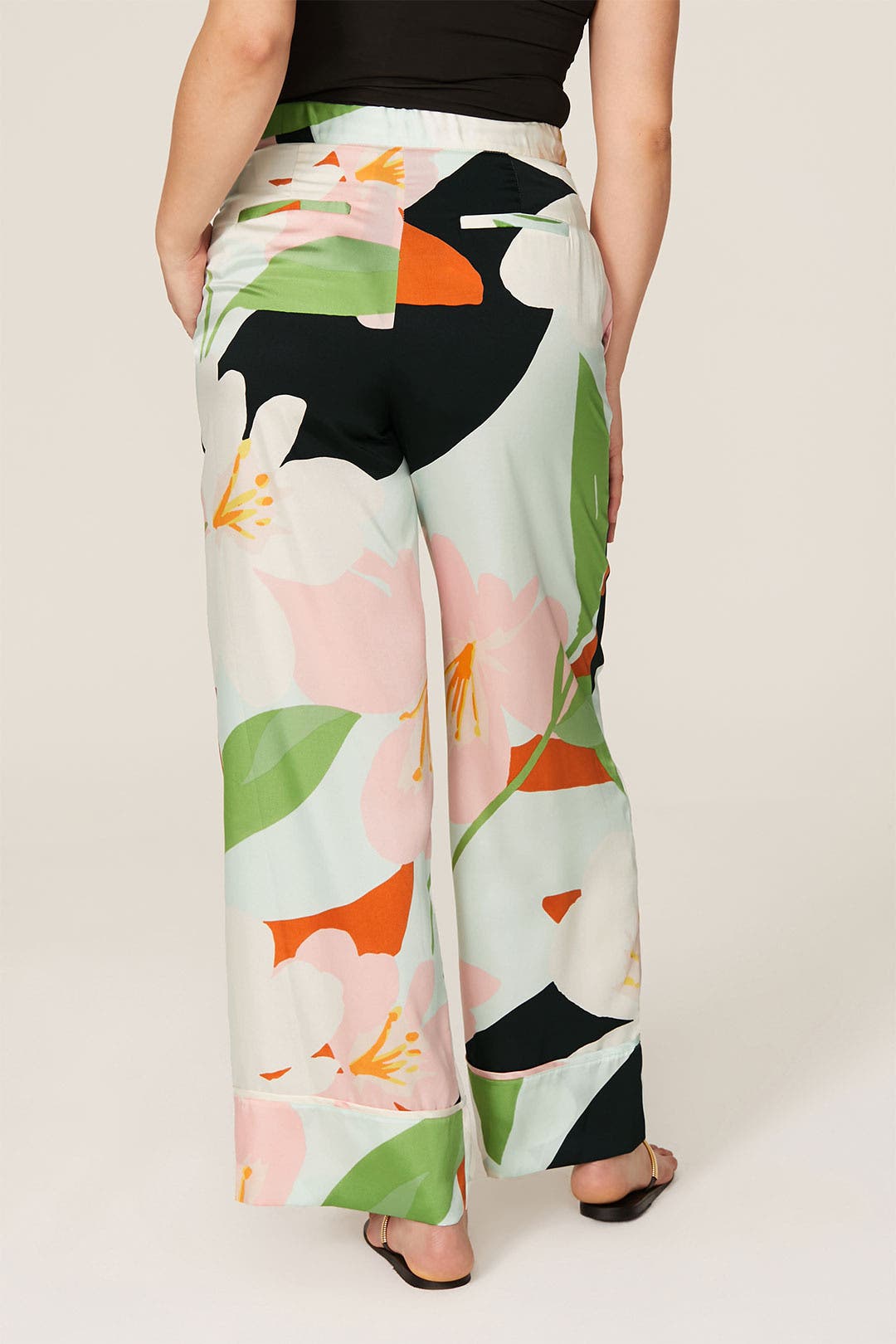 Multi Floral Pants by Great Jones | Rent the Runway