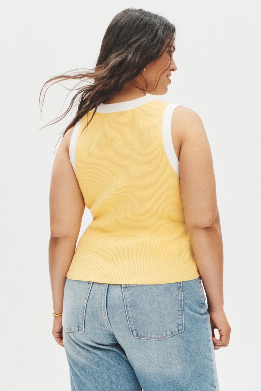 Knit Sleeveless Tie Waist Top by TOCCIN X RTR 7