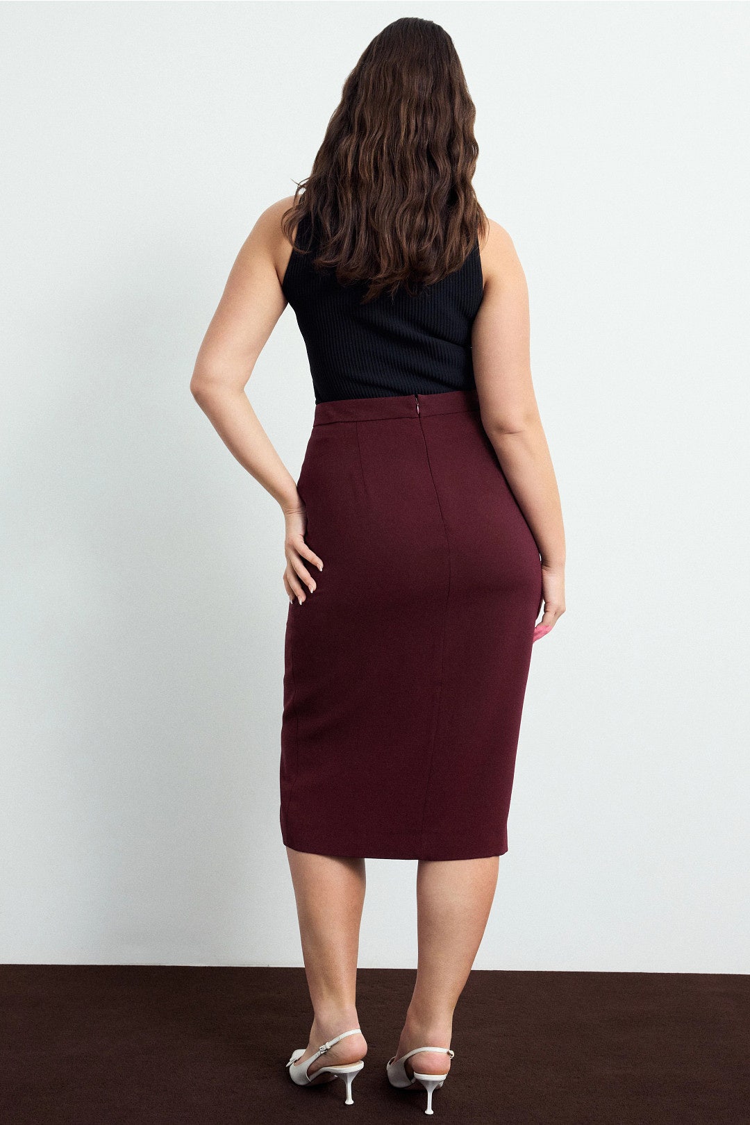 Front Button Midi Skirt by Adam Lippes x RTR 7