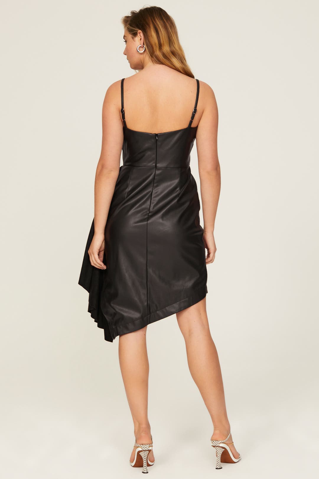 Faux Leather Ruffle Dress by Osman Yousefzada x RTR | Rent