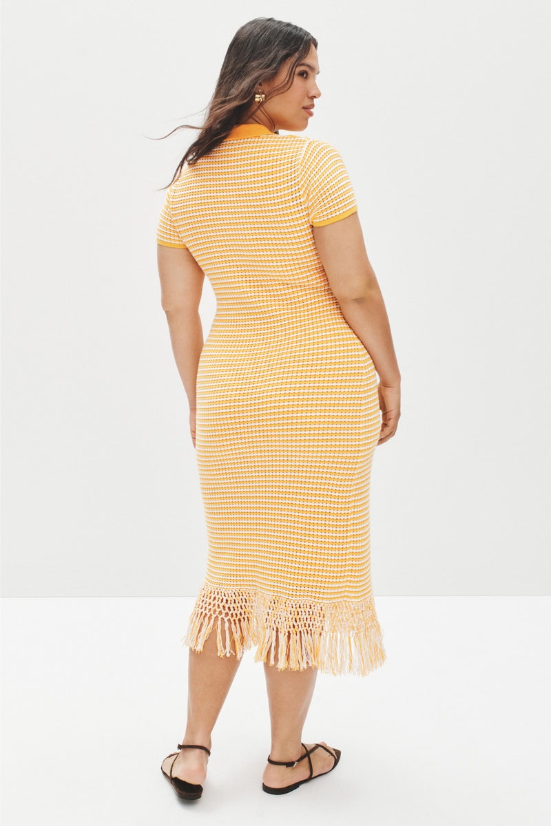 Fringe Knit Dress by Derek Lam 10 Crosby x RTR - Photo 7