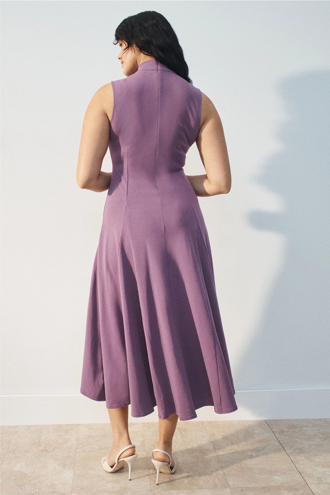 Sleeveless Mock Neck Midi Dress by Peter Som x RTR 7