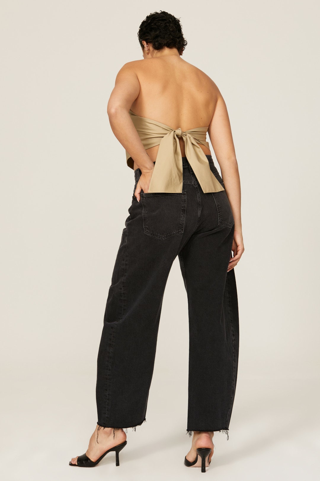 Luna Pieced Curved Jeans by AGOLDE 7