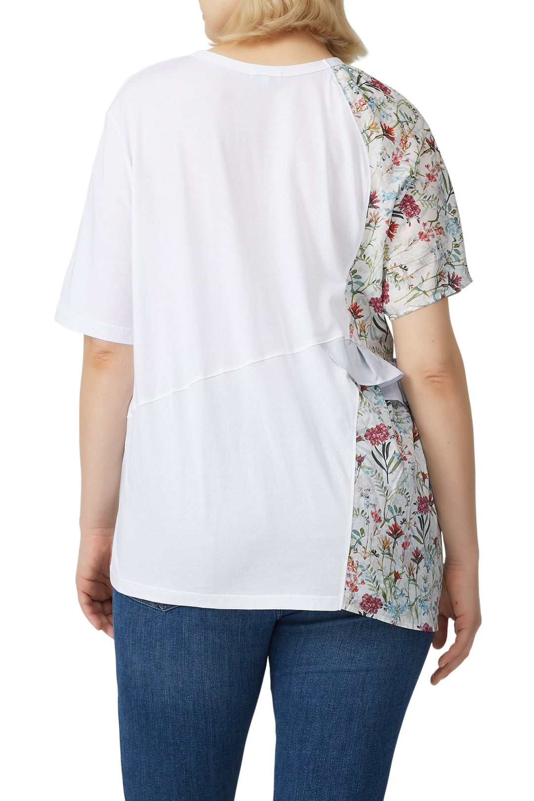 Floral Panel T-Shirt by Clu 6