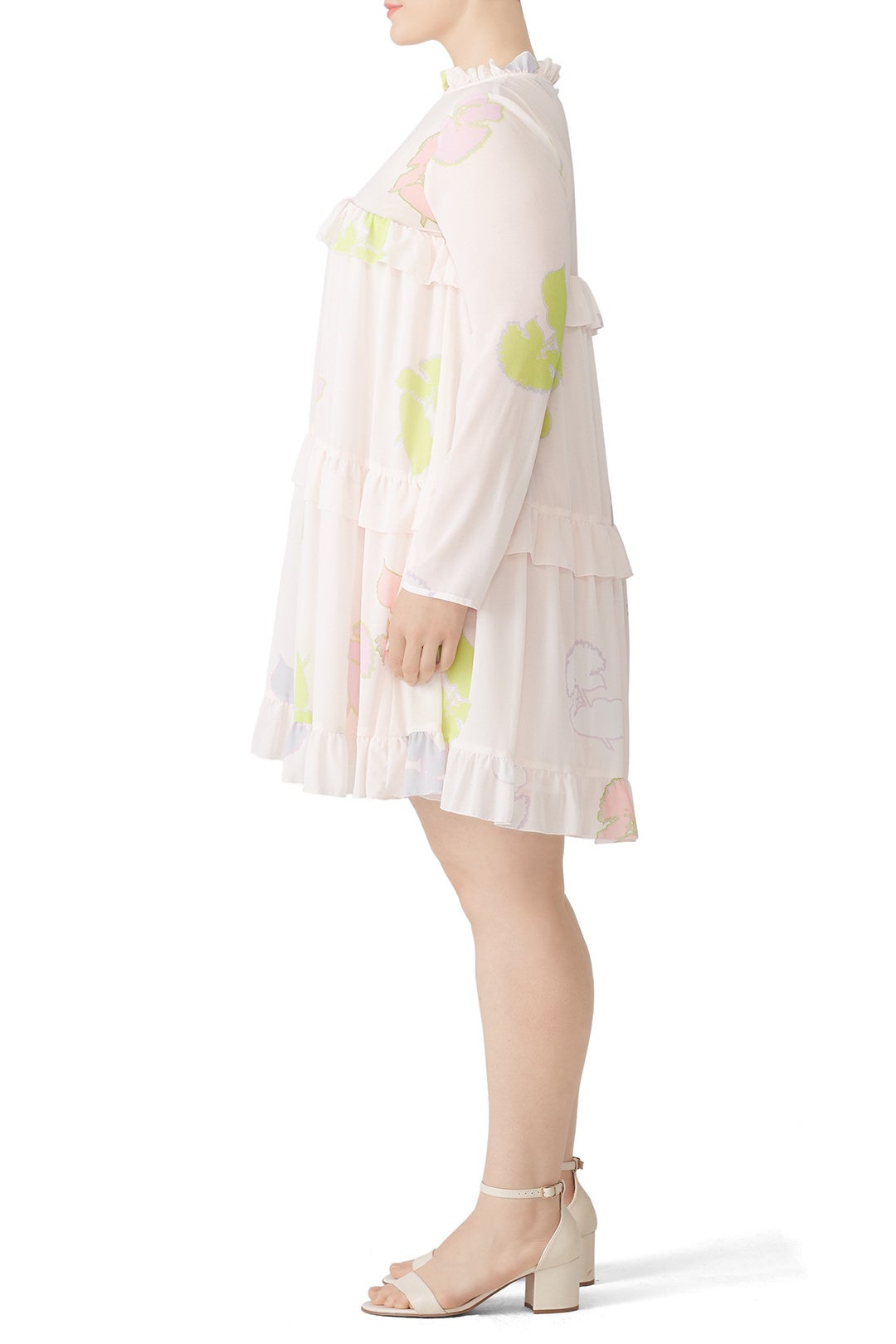 Tiered Floral Ruffle Dress by Cynthia Rowley 6