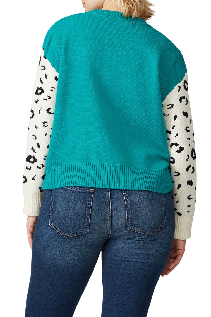 Snow Leopard Design Knit Sweater main image 0