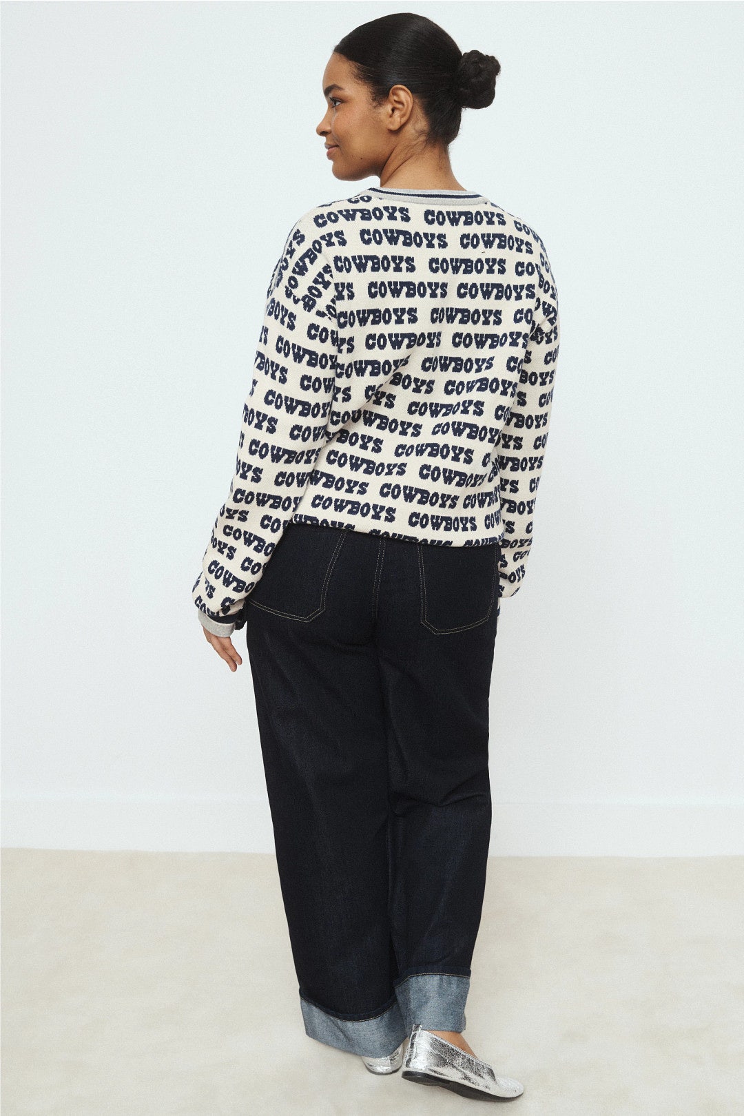 Dallas Cowboys Logo Sweater by Terez 7