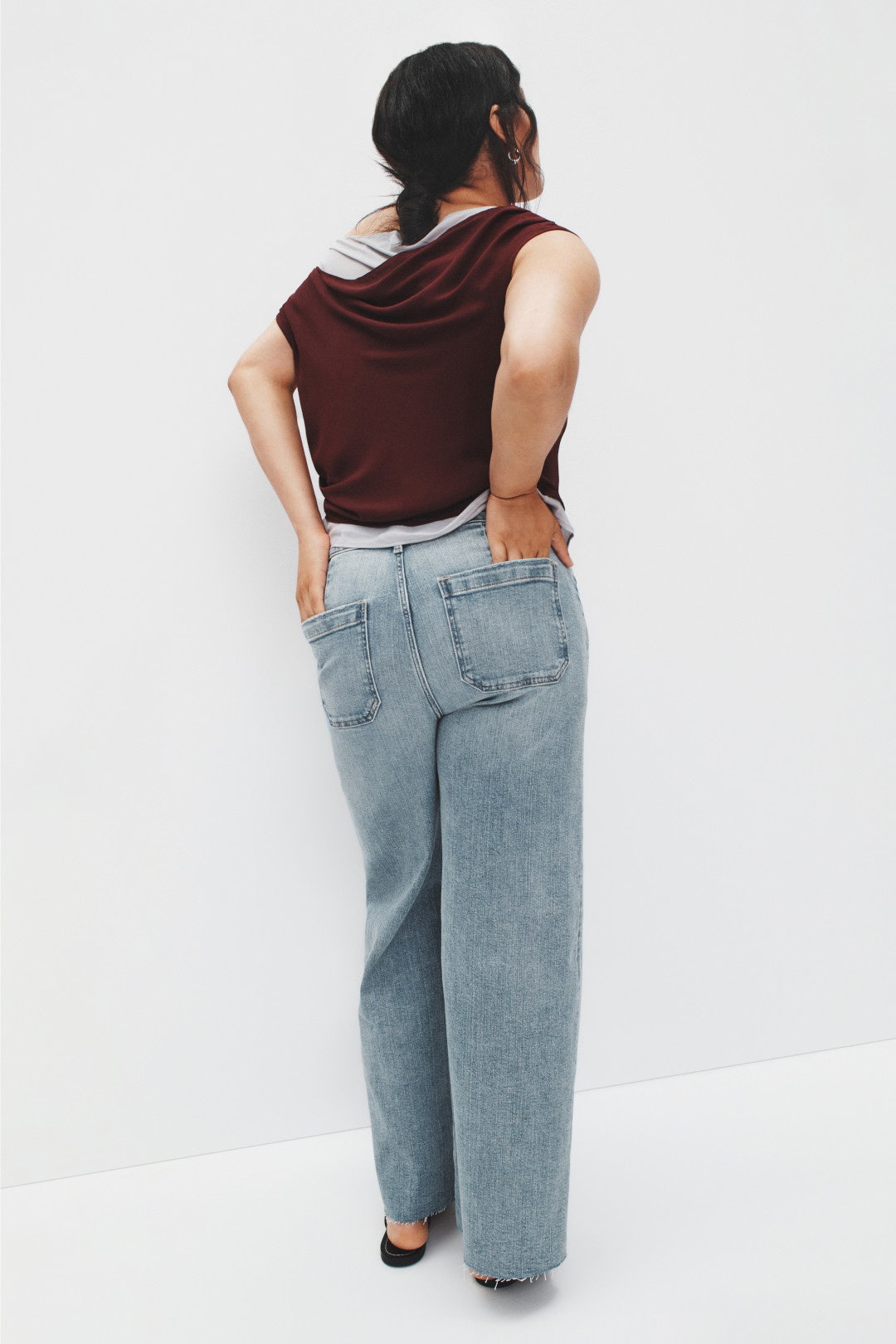 Mischa Super High Rise Wide Leg Ankle Jeans by Favorite Daughter 7