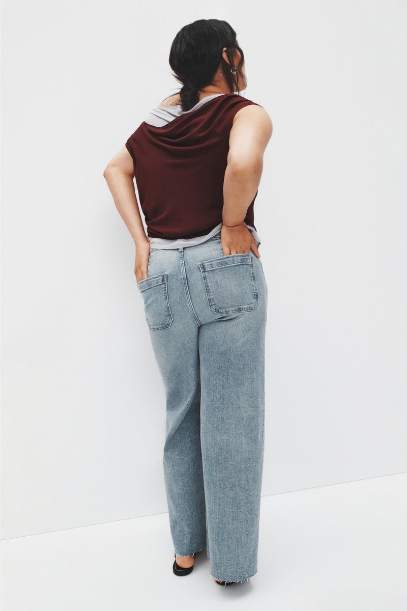 Mischa Super High Rise Wide Leg Ankle Jeans by Favorite Daughter - Photo 7