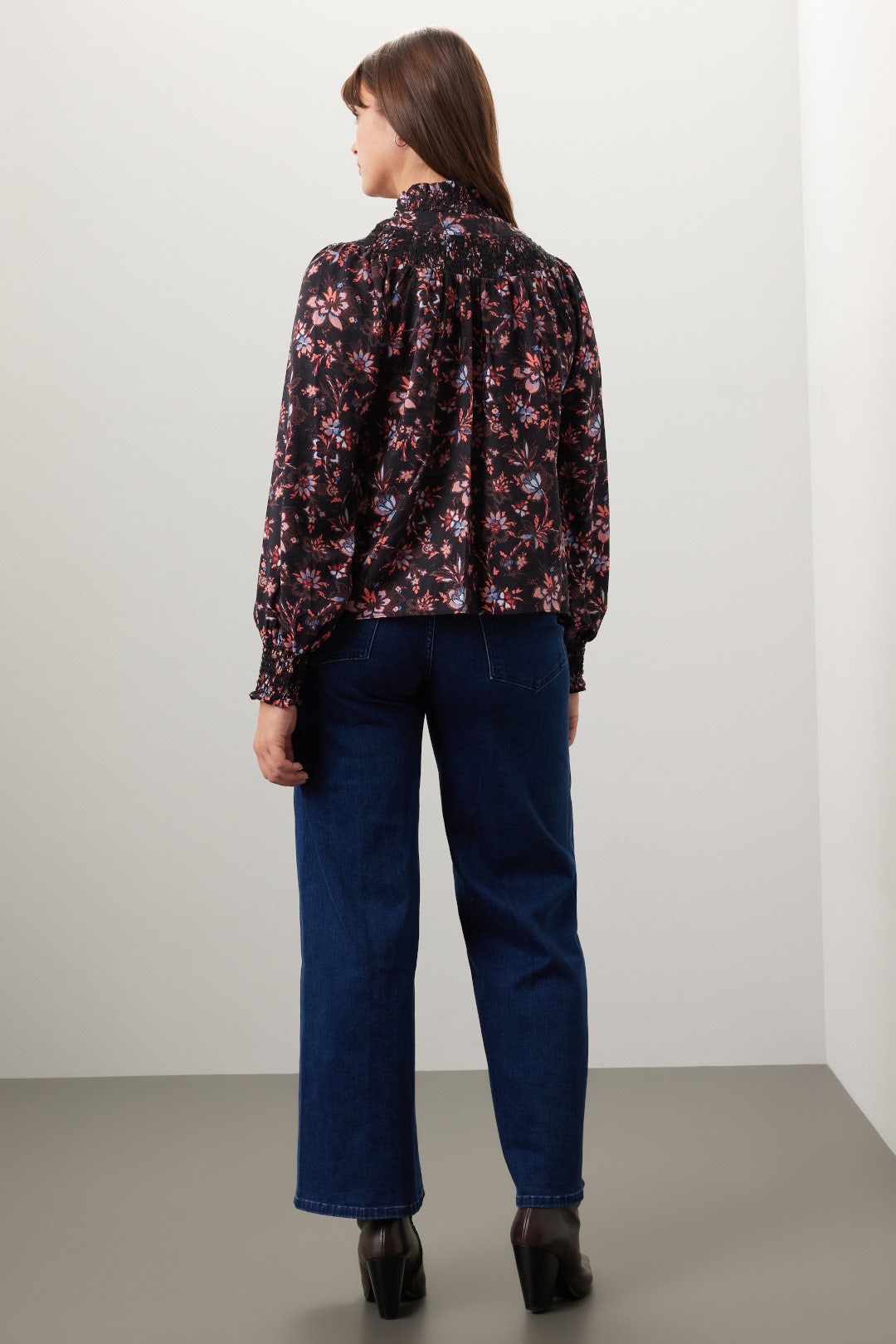 Smocked Neck Top by Derek Lam 10 Crosby x RTR 7