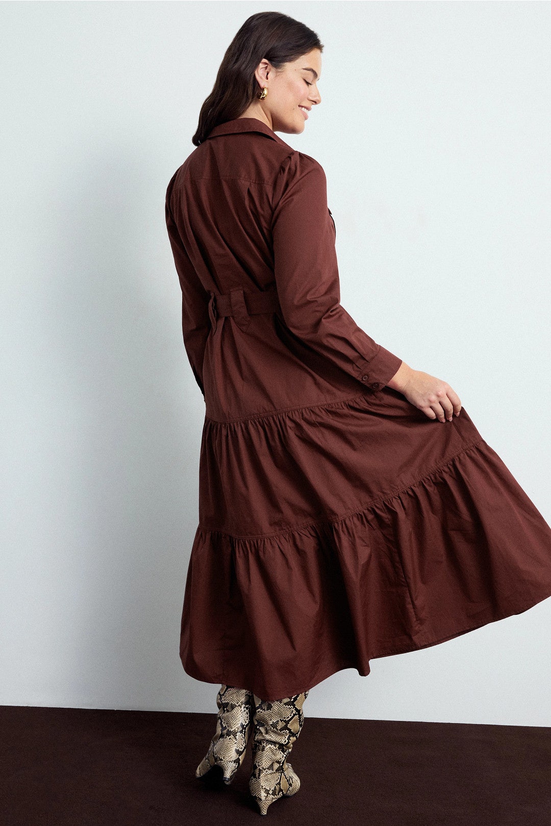 Tie Waist Shirt Dress by Derek Lam 10 Crosby x RTR 7