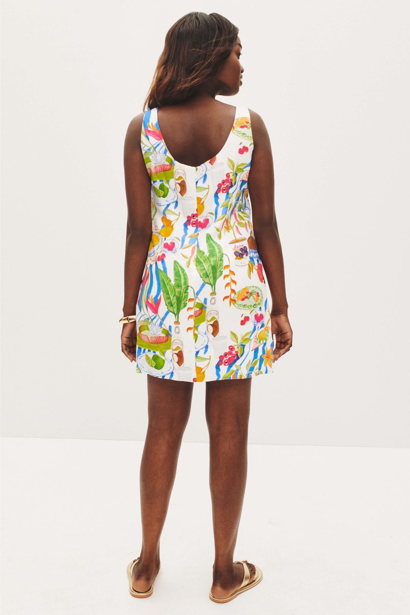 Fresh Table Off-white Mini Dress by FARM Rio - Photo 7