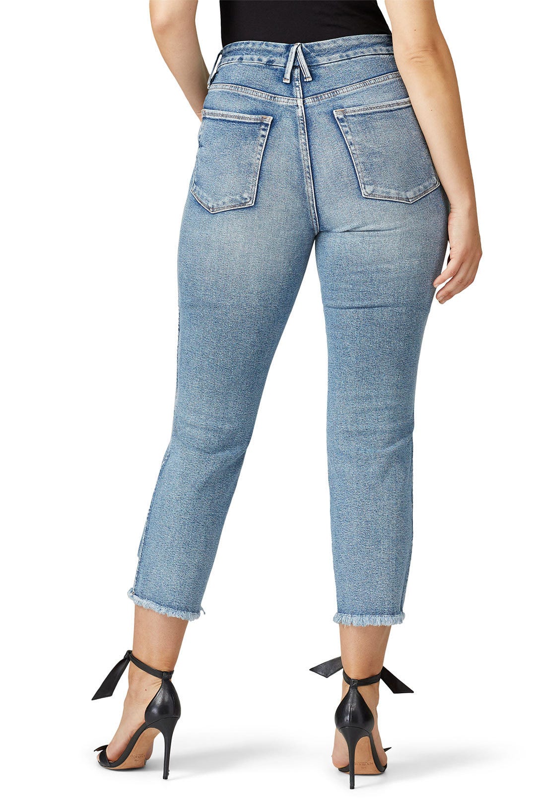 Good Curve Straight Leg Jeans by GOOD AMERICAN 7
