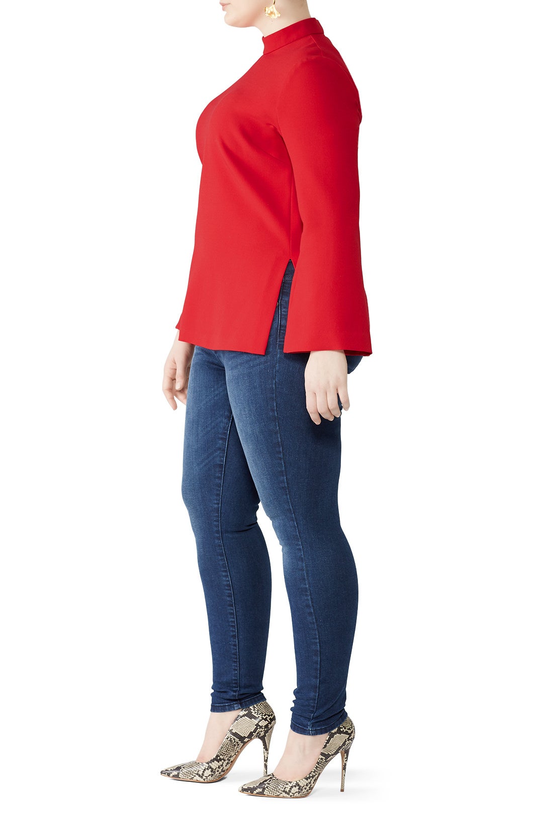 Red Hostess Top by Trina Turk 6