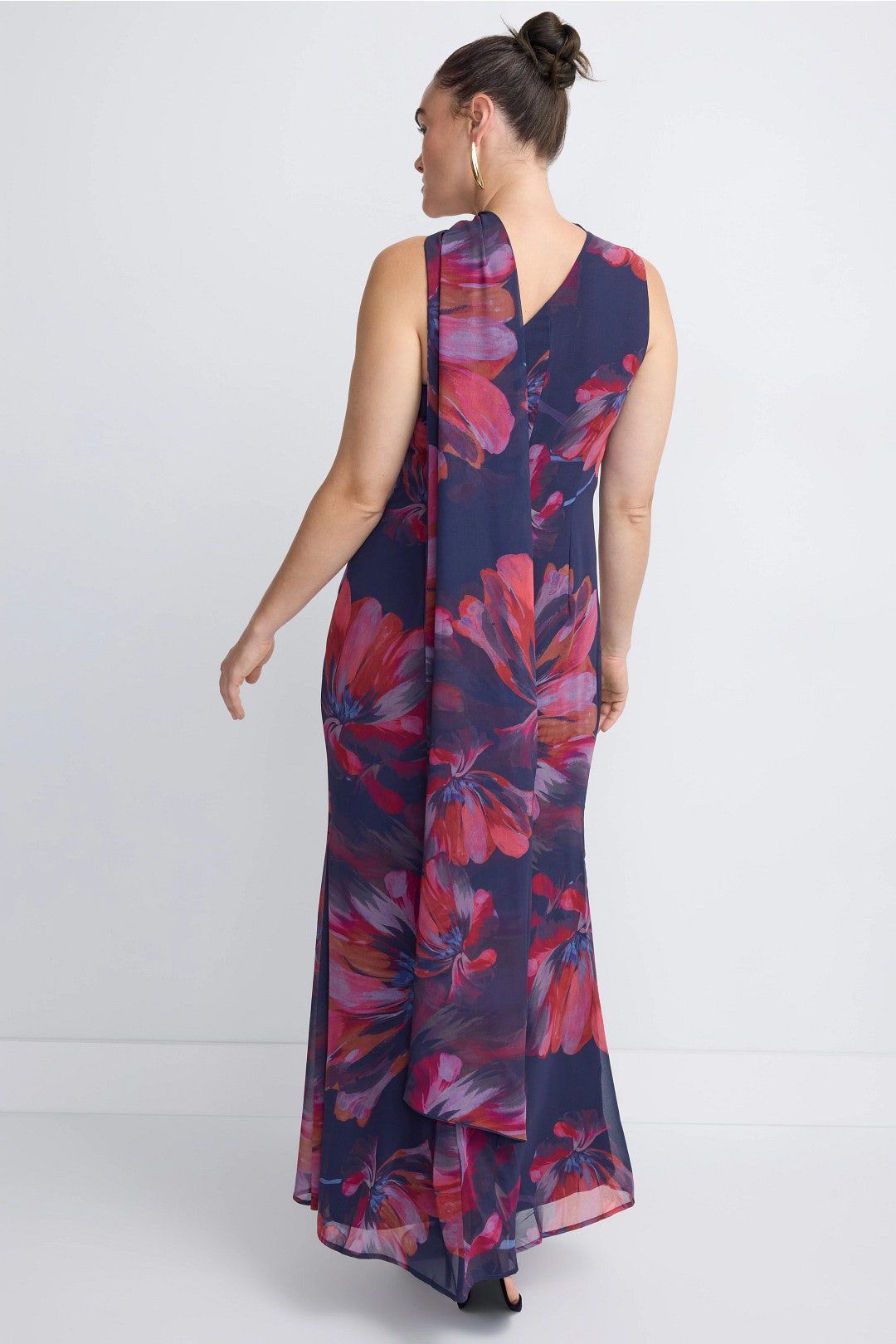 One Shoulder Tie Neck Dress by Hutch 7
