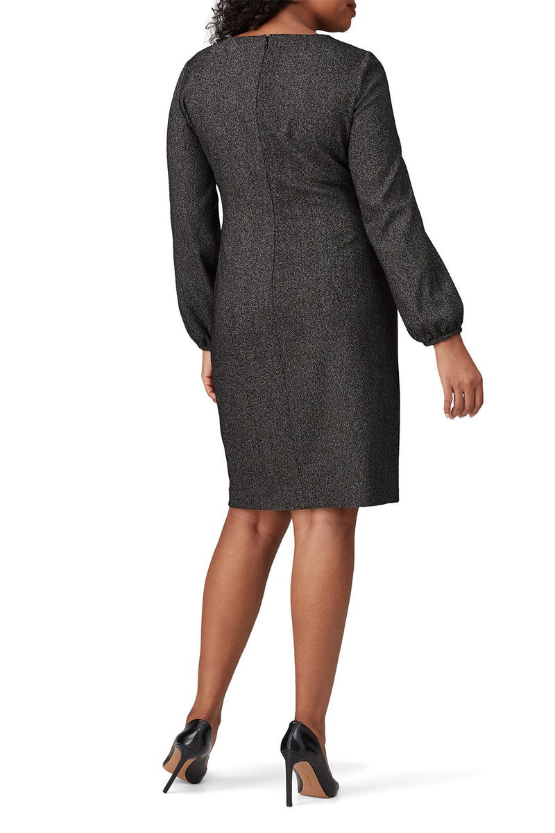 Silver Metallic Dress by Lauren Ralph Lauren - Photo 7
