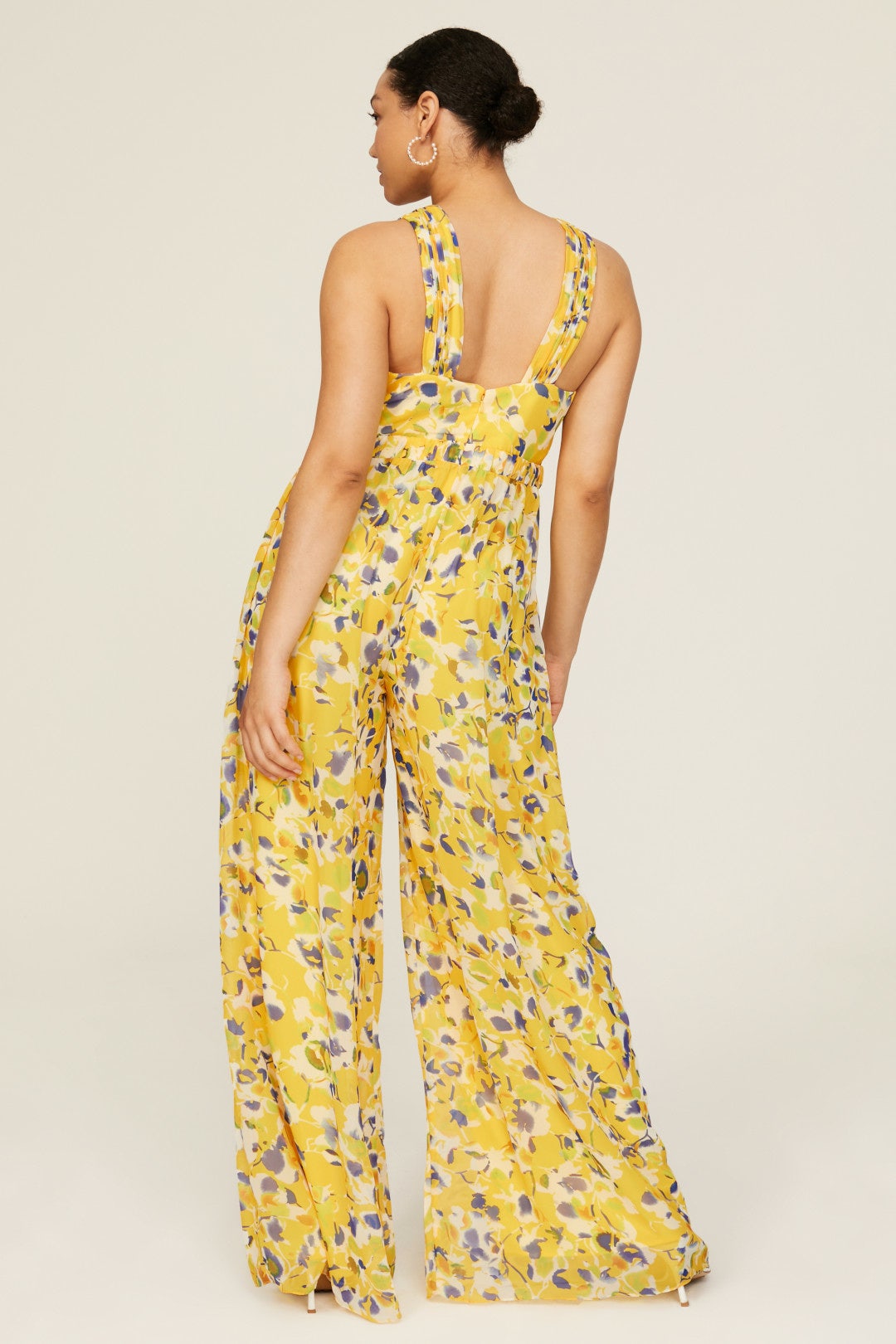 Halter Tie Waist Jumpsuit by Ieena for Mac Duggal 7