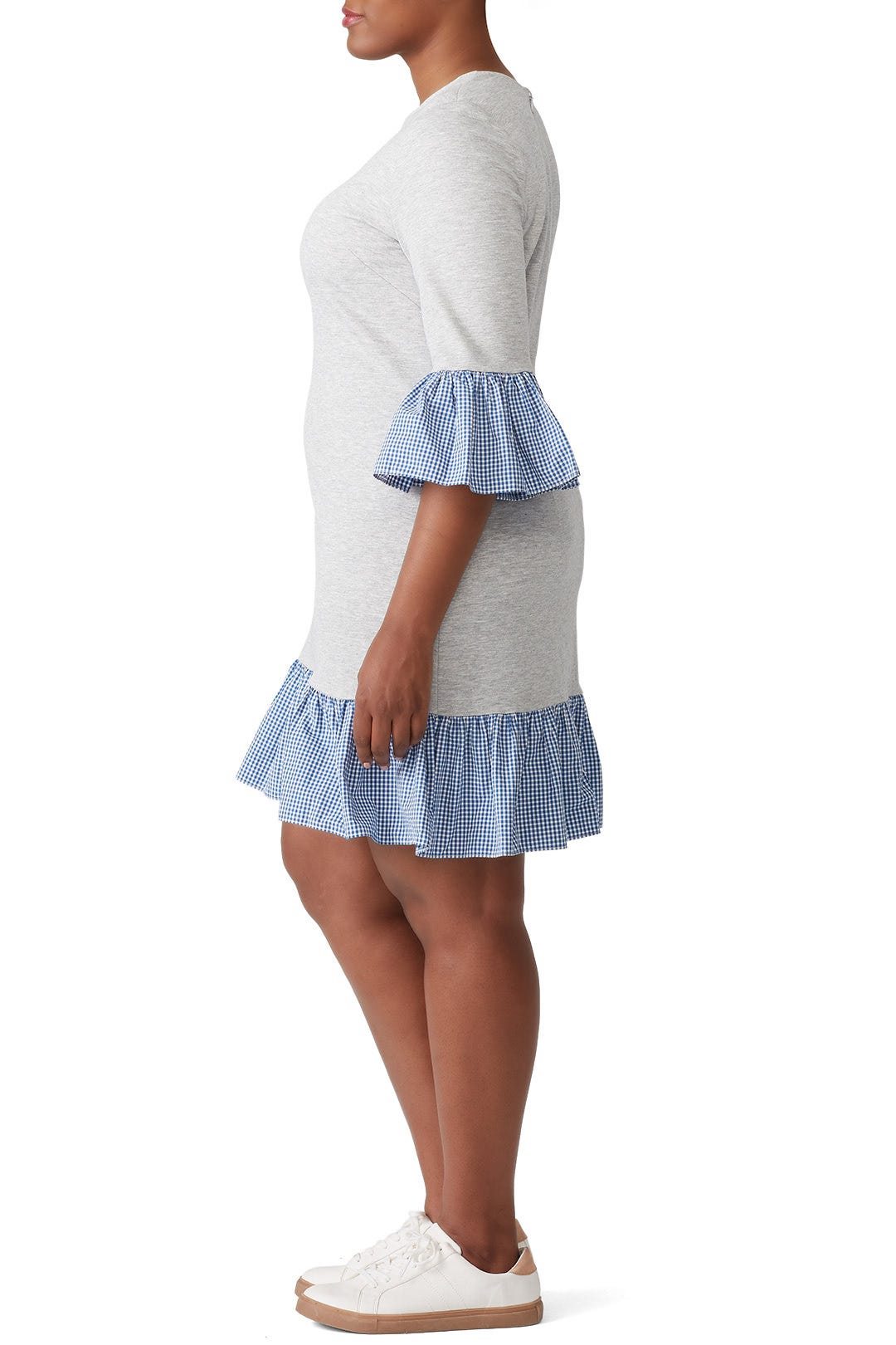 Gingham Ruffle Dress by Slate & Willow 6