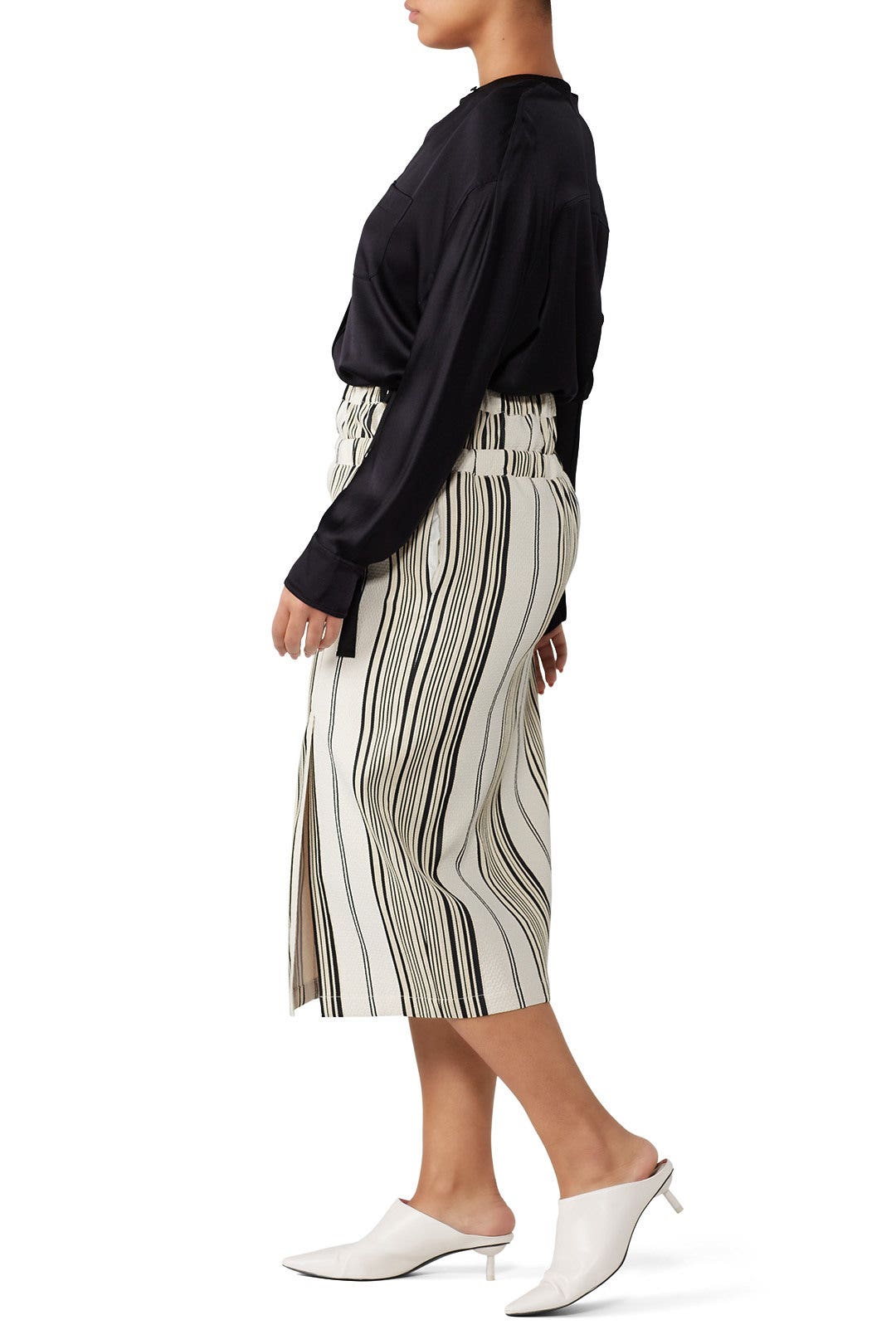 Striped Nola Skirt by Zero + Maria Cornejo 6