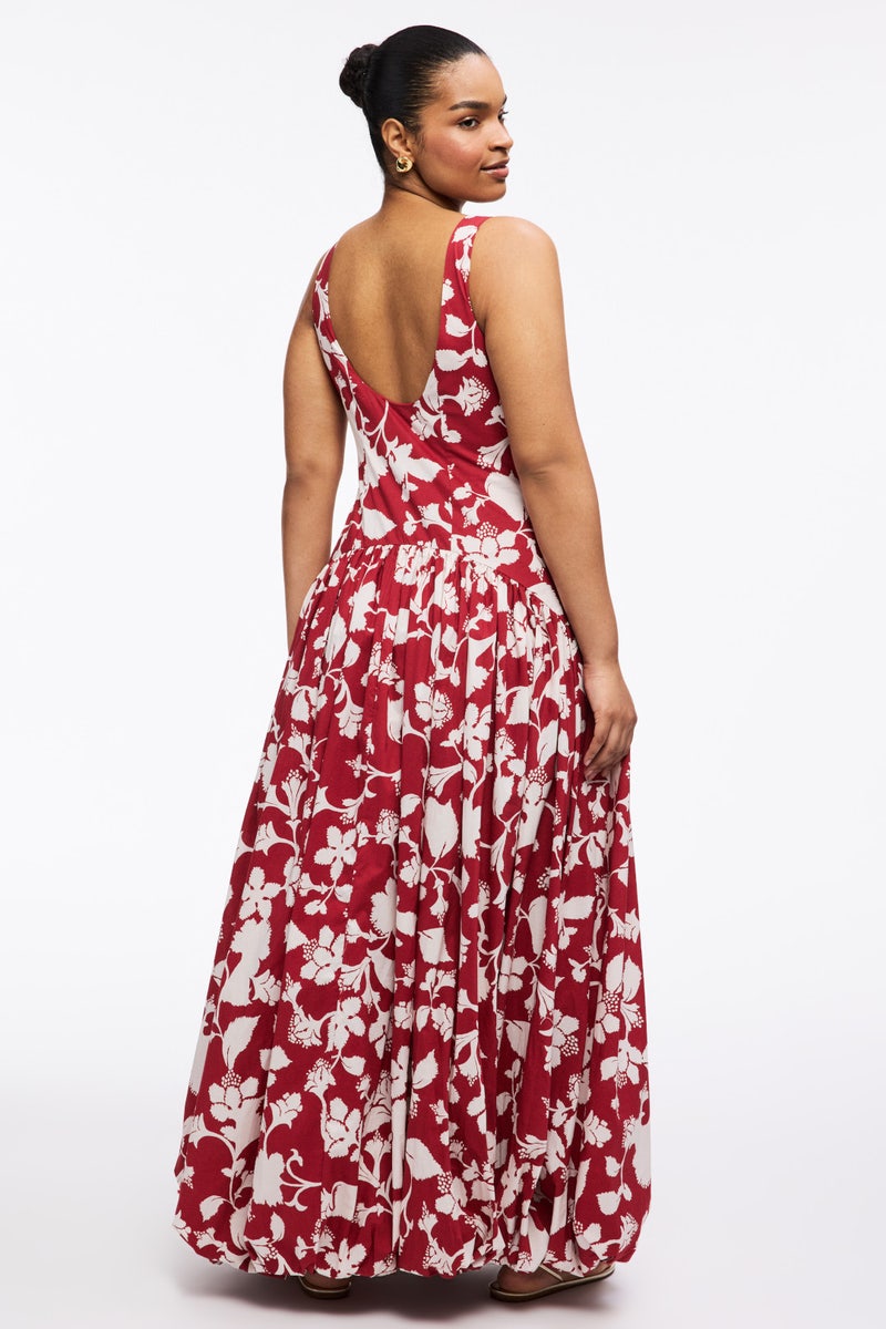Hayden Floral Drop Waist Maxi Dress by Jewel x Badgley Mischka - Photo 7