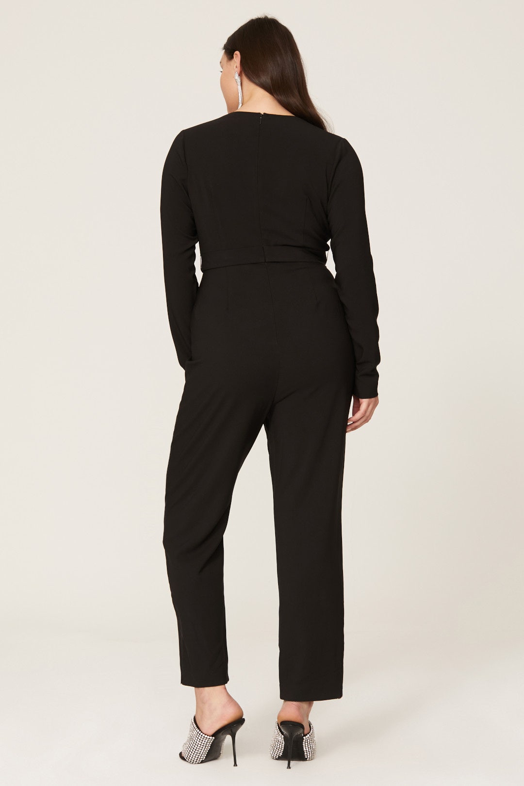 Deep V-neck Jumpsuit by Hutch 7